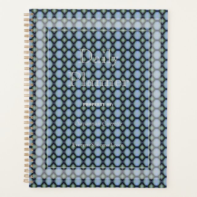 HAMbWG - Tagesplaner - Periwinkle Planer (Vorderseite)