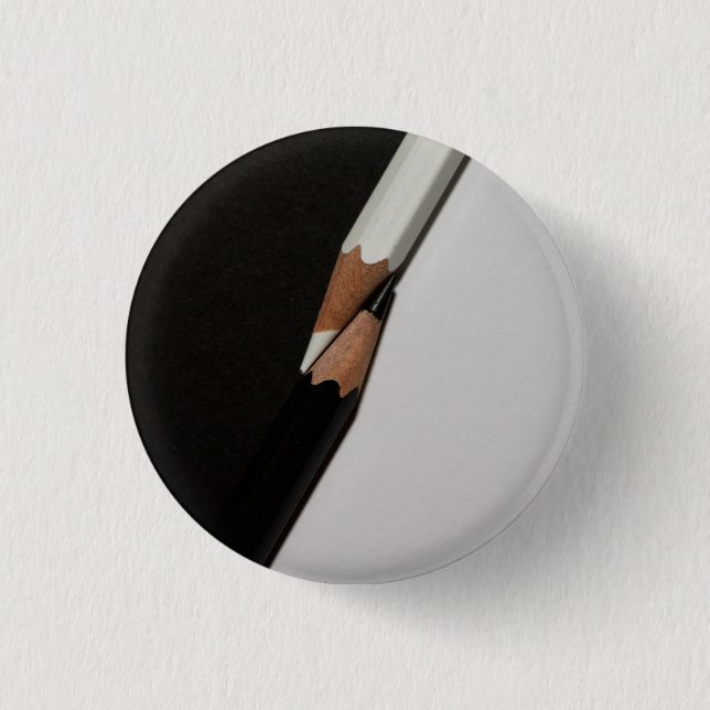 HAMbWG - Taste - Schwarz-weißer Stift Button (Vorderseite)