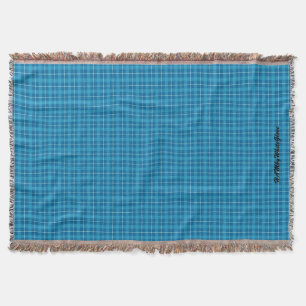 HAMbWG Throw Blanket - L. Blue Kariert Decke