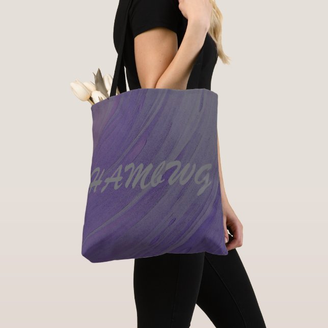 HAMbWG - Tote Bag - Amethyst Swirl HAMbWG Logo (Von Nahem)