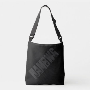 HAMbWG - Tote Bag - Black HAMbWG Logo Tragetaschen Mit Langen Trägern