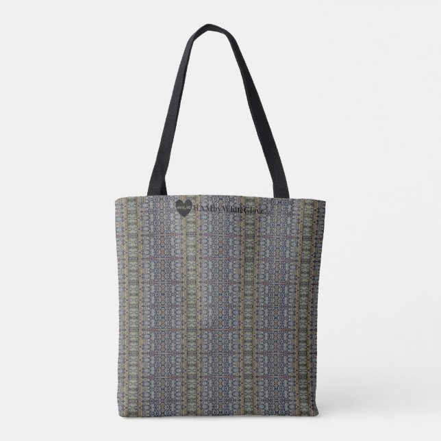 HAMbWG - Tote Bag - Boho Inspiriert Print (Rückseite)