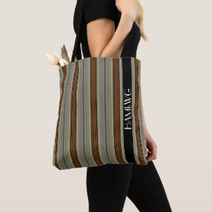 HAMbWG - Tote Bag - Jugendstil Streifen