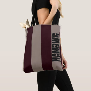 HAMbWG - Tote Bag - Pomegranitrot mit HAMbWG-Logo