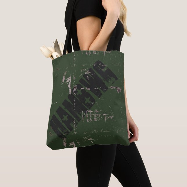 HAMbWG - Tote Bag - Schwarz/Leaf Green Reverse (Von Nahem)