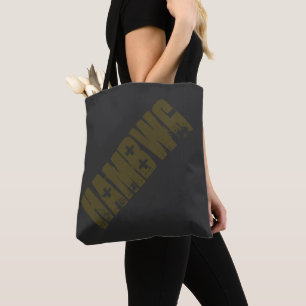 HAMbWG - Tote Bag - Schwarz/Olive Reverse