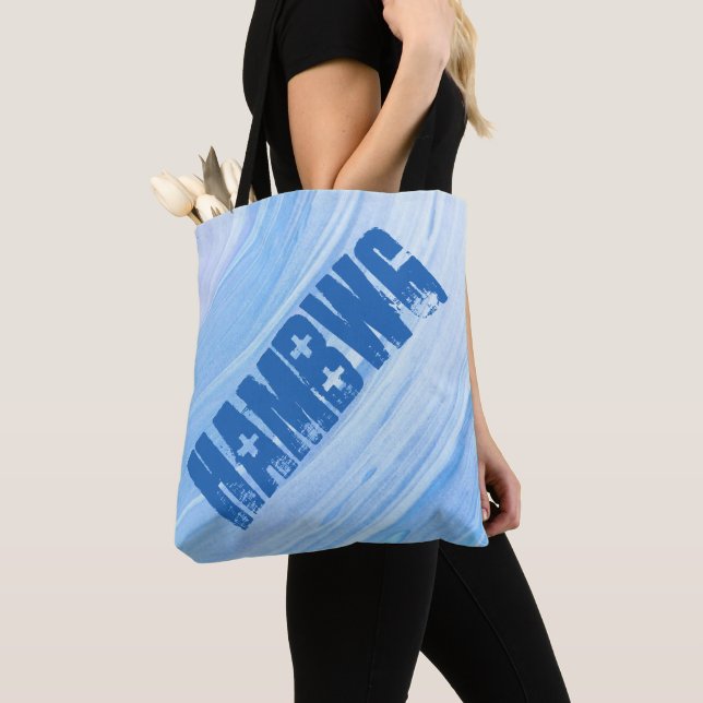 HAMbWG - Tote Bag - Silver Violet Swirl HAMbWG (Von Nahem)