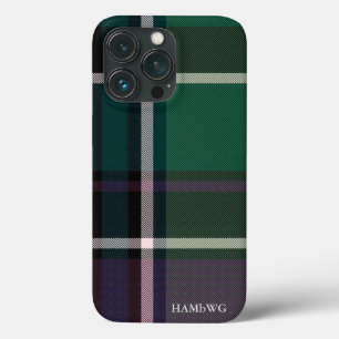 HAMbWG Tough Xtreme Phone Case - Green Kariert