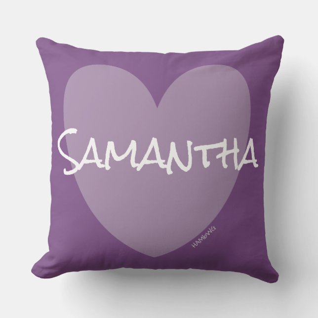 HAMbWG Vanity Pillow Herz in beliebiger Farbe mit  Kissen (Vorderseite)