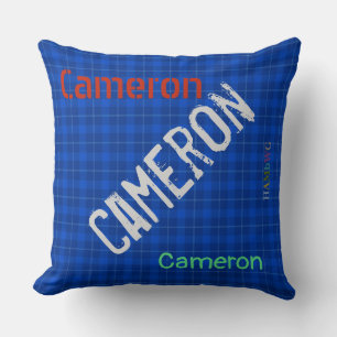 HAMbWG Vanity Pillow - Name hinzufügen - Blau Kari Kissen