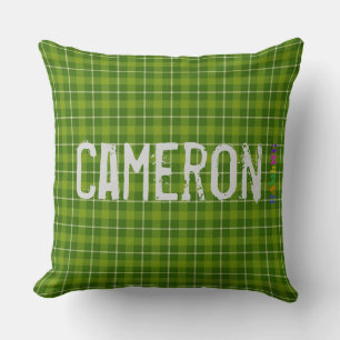 HAMbWG Vanity Pillow - Name hinzufügen - Grün Kari Kissen