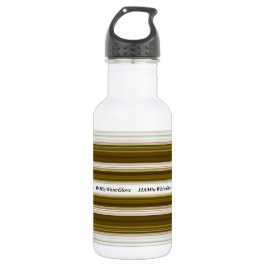 HAMbWG - Wasserflasche - Olive & White