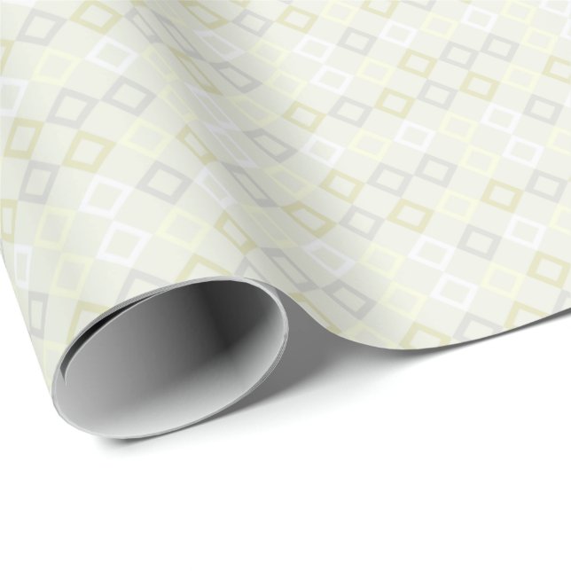 HAMbWG Wrapping Paper - Crm/Gry/Gld Diamonds Geschenkpapier (Rolleneckpunkt)