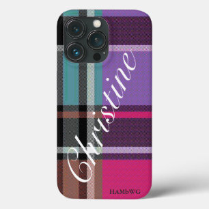 HAMbWG Xtreme Phone Case - Hell Kariert w Pink