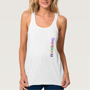 HAMbyWG - 10 Farben - Racerback Tank - Side Logo Top