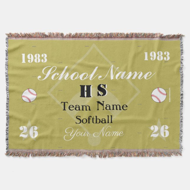 HAMbyWG Anpassbare Software oder Baseball Decke (Vorderseite)