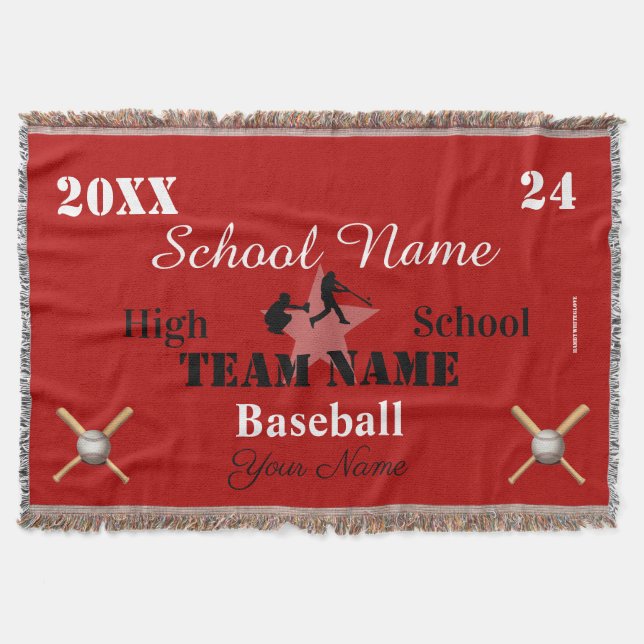 HAMbyWG - Anpassbarer Baseball Decke (Vorderseite)