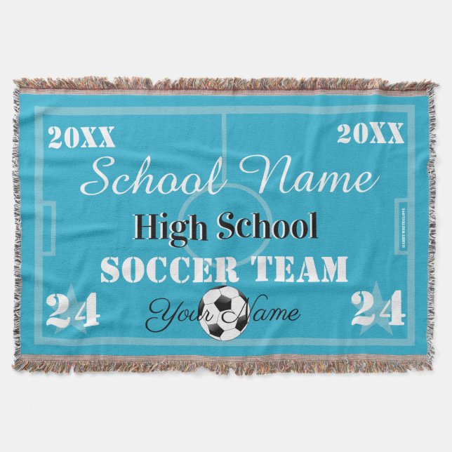 HAMbyWG - Anpassbarer Fußball Decke (Vorderseite)