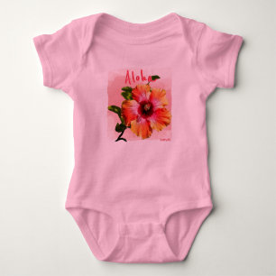 HAMbyWG - Baby' Pink Hawaiin Hibiskus T - Shirt