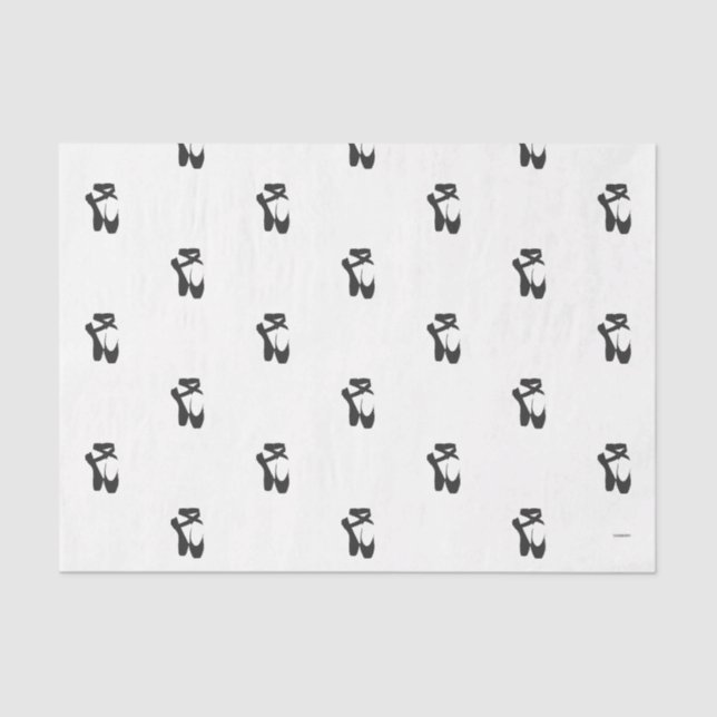 HAMbyWG - Ballerina Slippers in Grau Seidenpapier (Vorderseite)