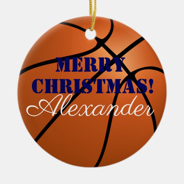 HAMbyWG - Basketball Keramikornament (Vorne)