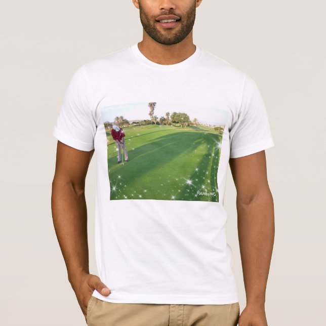 HAMbyWG Bella Leinwand T - Shirt - Golf Green (Vorderseite)