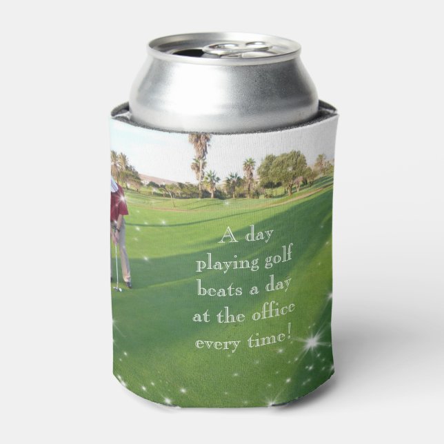 HAMbyWG - Beverage Cover - Golf Themed Dosenkühler (Kanne Vorderseite)