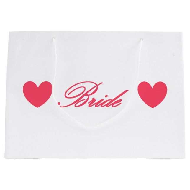 HAMbyWG - Bride Gift Bag Große Geschenktüte (Vorderseite)