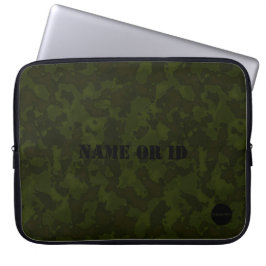 HAMbyWG - Camouflage in Army Green Laptopschutzhülle