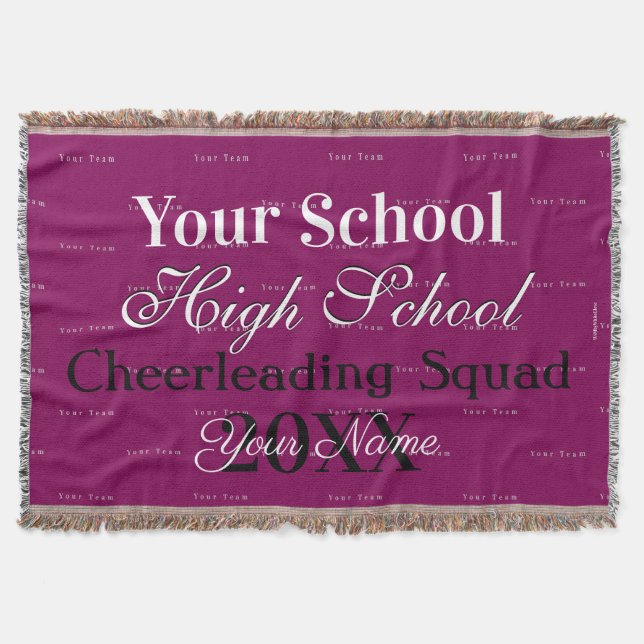 HAMbyWG - Cheerleader oder Club Throw Blanket Decke (Vorderseite)