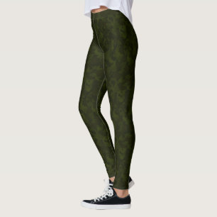 HAMbyWG - Compression Leggings - Army Green Camouf