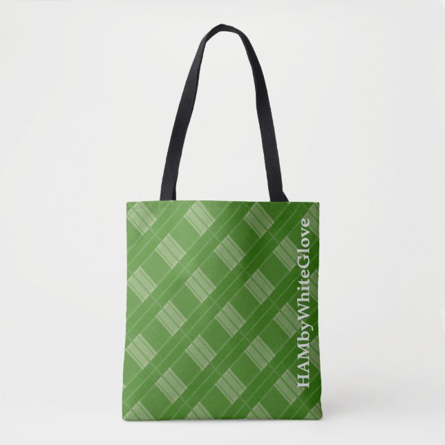 HAMbyWG Custom Kariert Tote Bag (Vorderseite)