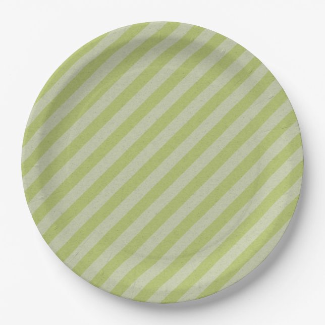 HAMbyWG - Custom Paper Tellers - Limon Stripe Pappteller (Vorderseite)