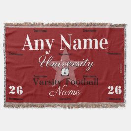 HAMbyWG - Custom Sports Team Throw Blanket Decke