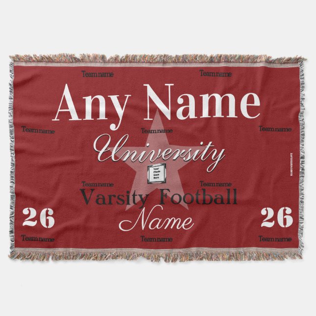 HAMbyWG - Custom Sports Team Throw Blanket Decke (Vorderseite)