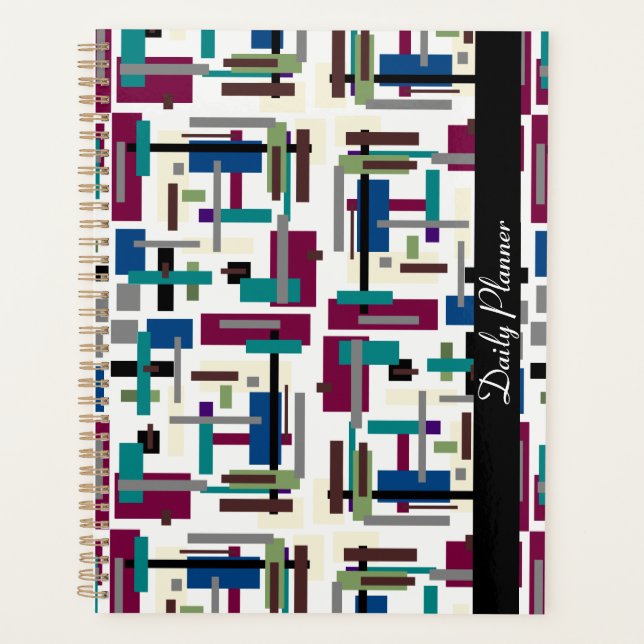 HAMbyWG - Daily Plananner - Mixed Bar Graphics Planer (Vorderseite)