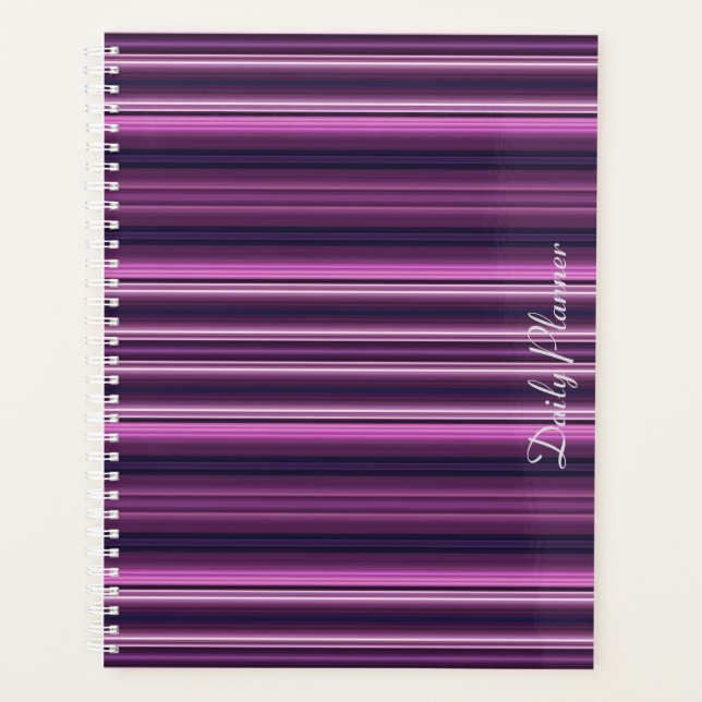 HAMbyWG - Daily Planner - Amethyst Gradient Stripe Planer (Vorderseite)