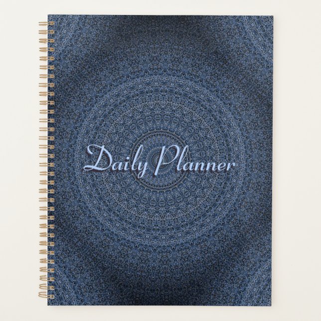 HAMbyWG - Daily Planner - Blue Mandala Planer (Vorderseite)