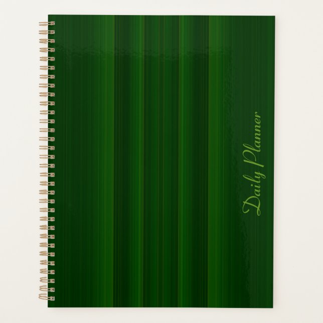 HAMbyWG - Daily Planner - Emerald Green Planer (Vorderseite)