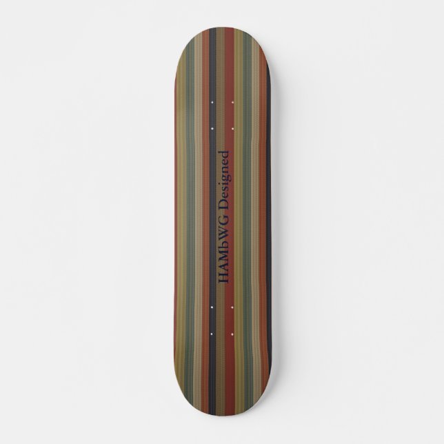 HAMbyWG Design - Skateboard - Indische Farben (Vorne)