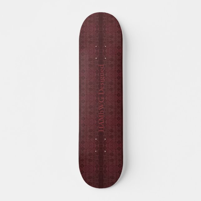 HAMbyWG Designed - Skateboard - Crimson (Vorne)