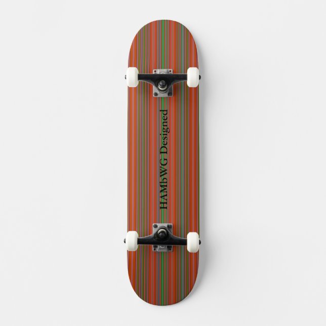 HAMbyWG Designed - Skateboard - O/A/G (Vorderseite)