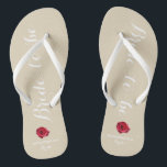 HAMbyWG - Drehen-Flop - Braut-zu-sein Flip Flops<br><div class="desc">HAMbyWG - Drehen-Flop - Braut-zu-sein</div>