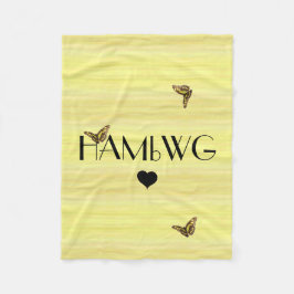 HAMbyWG - Fleece Blanket - Butterflys