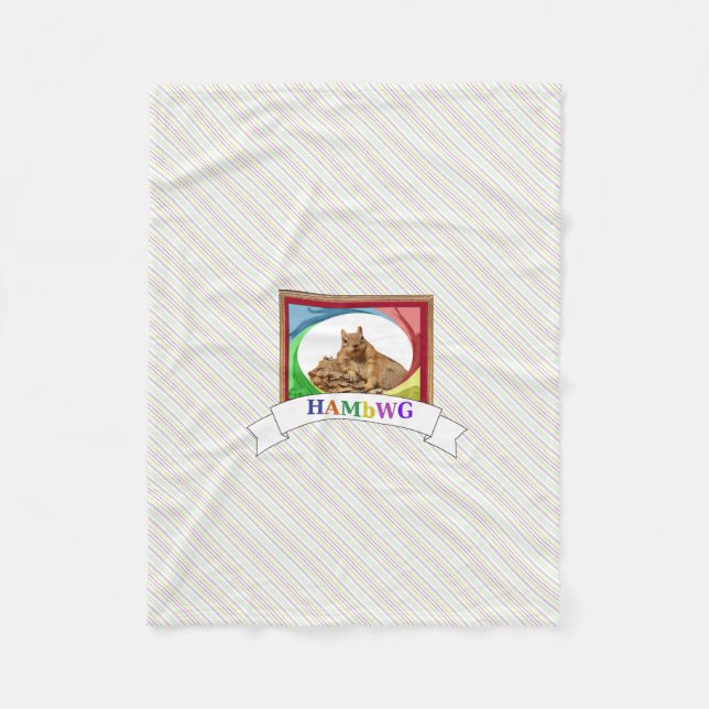 HAMbyWG - Fleece Blanket - Fine Primary Eichhörnch (Vorderseite)