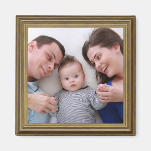 HAMbyWG - Foto Magnet mit Goldbild