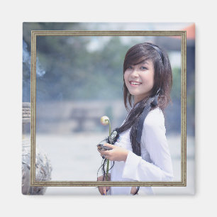 HAMbyWG - Foto Magnet mit Silbergrenze