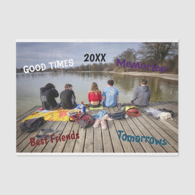 HAMbyWG - Foto mit Worten Seidenpapier (Vorderseite)