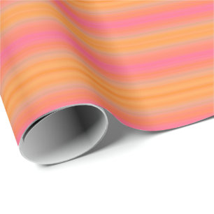 HAMbyWG - Geschenk-Verpackung - Leuchtorange-Rosa Geschenkpapier