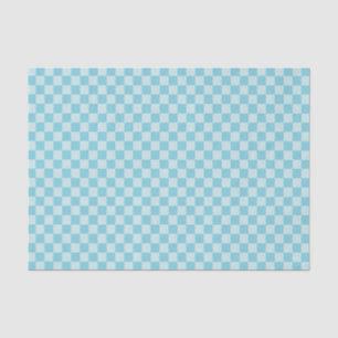 HAMbyWG - Geschenkartikel - Aqua-Blue Gingham Seidenpapier